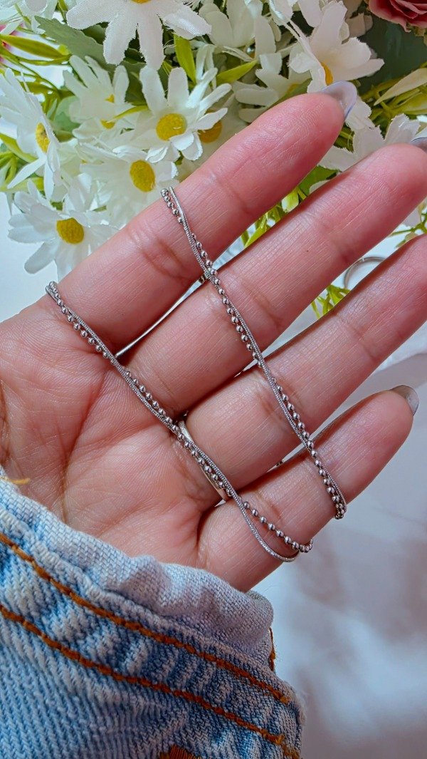 Producto - Cadena doble trenzada AQ - 1
