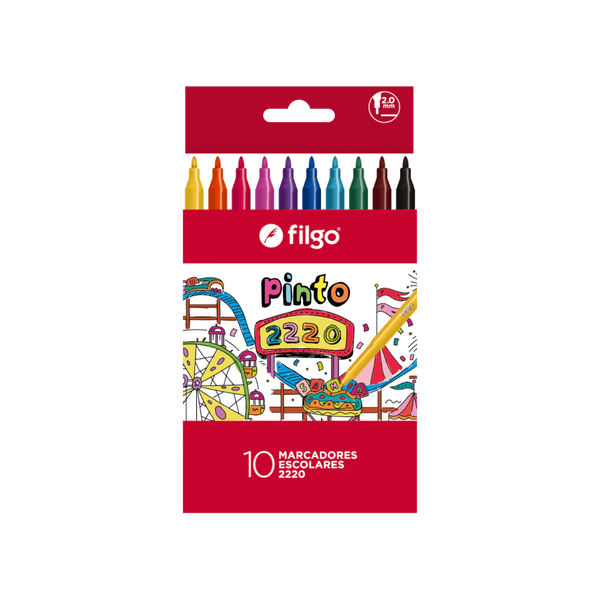 Producto - Fibra Filgo Pinto escolar x10 fino