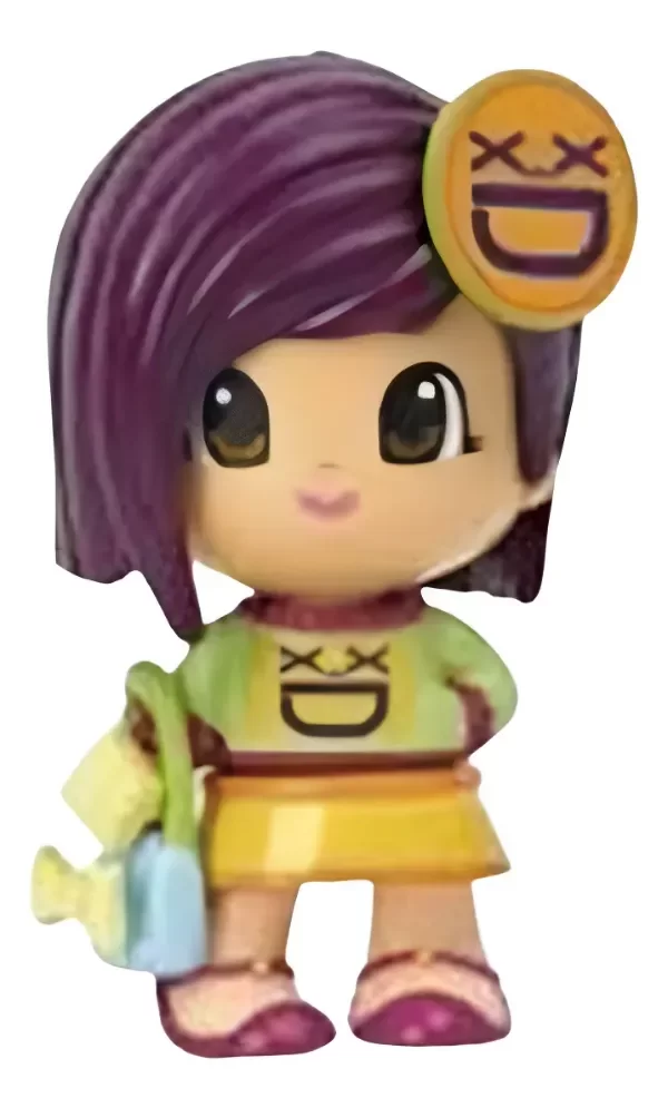 Producto - Pinypon Emoticon Emoji Pelo Violeta Año 2013