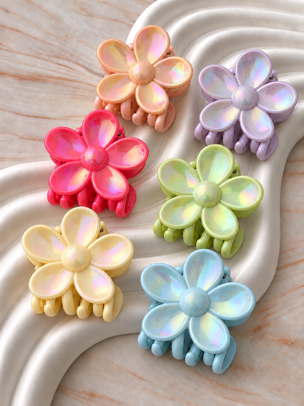 Producto - BROCHES GRANDES FLORES NACARADOS 2256