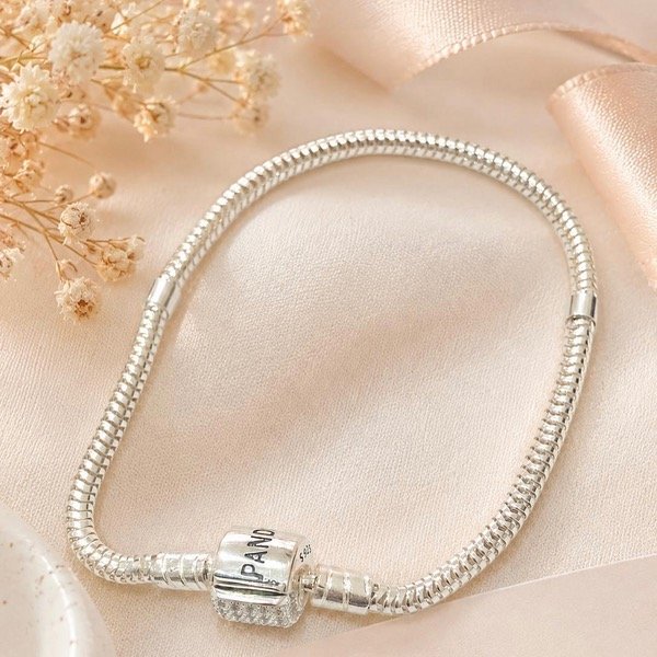 Producto - Pulsera para dijes Tambor cubic Plata 925
