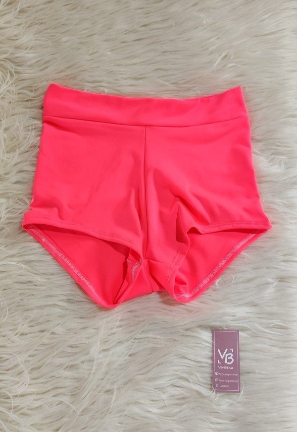 Producto - Short Básico Salmón Flúor
