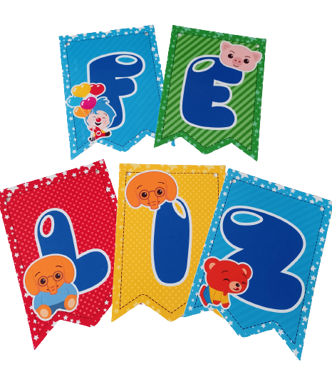 Producto - BANDERIN FELIZ CUMPLE