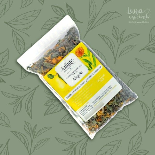 Producto - Alegría x 35g//Cedrón -Mandarina -Limón - Jengibre -Caléndulas