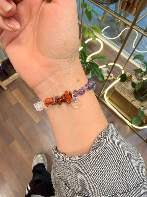 Producto - Pulsera 7 chakras de piedras (ELÁSTICA) - 1