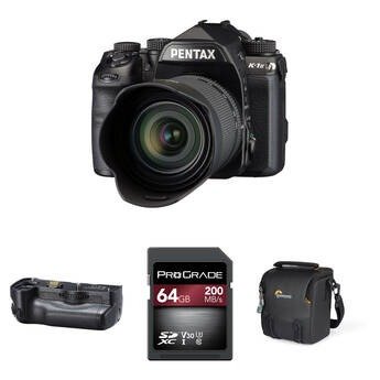 Producto - Pentax K-1 Mark II DSLR Camera with 28-105mm Lens and Battery Grip Kit