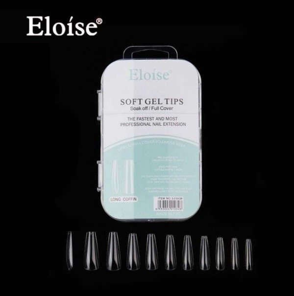 Producto - TIPS SOFT GEL ELOISE X120 u COFFIN LARGOS