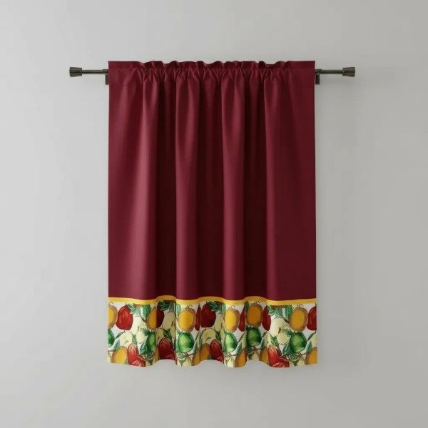 Producto - JUEGO DE CORTINAS BORDÓ PARA BAJO MESADA CON GUARDA - 3