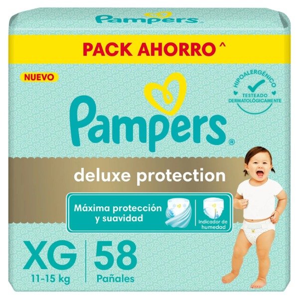 Producto - Pañales Pampers Deluxe Protection XG58