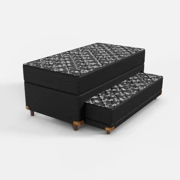 Producto - Sommier Duo 1 Plaza y Media con Cama Auxiliar - 90x200