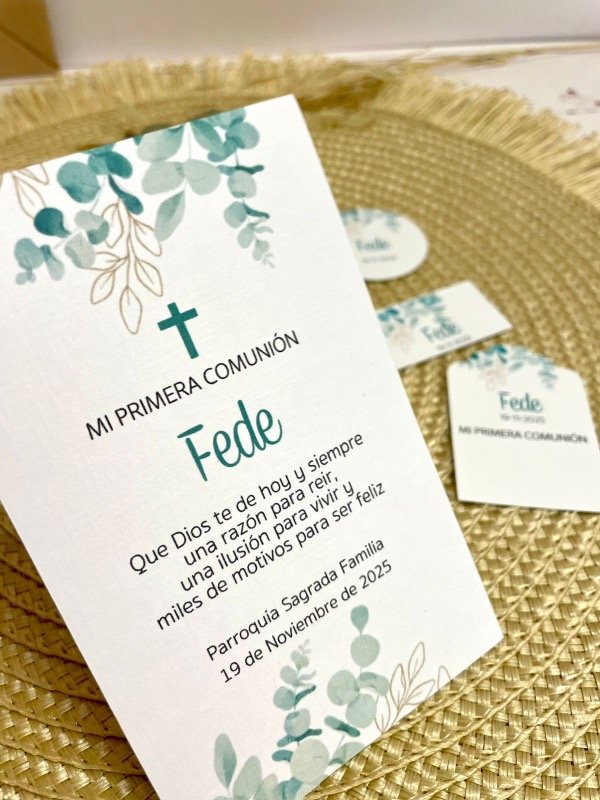 Producto - Estampita Fede