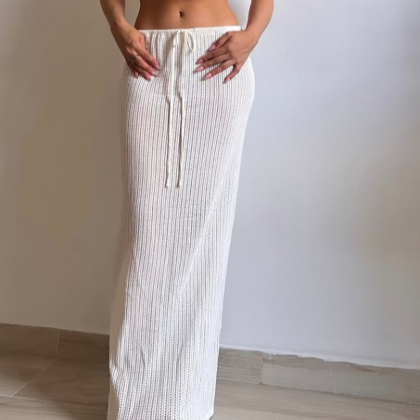 Producto - Pollera Tejida larga - T.U