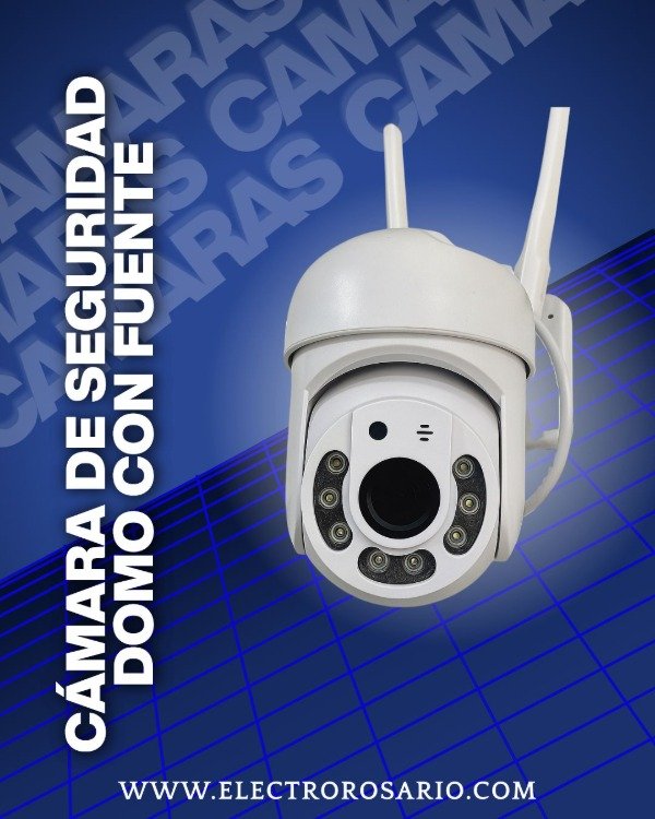 Producto - CÁMARA DE SEGURIDAD DOMO CON FUENTE