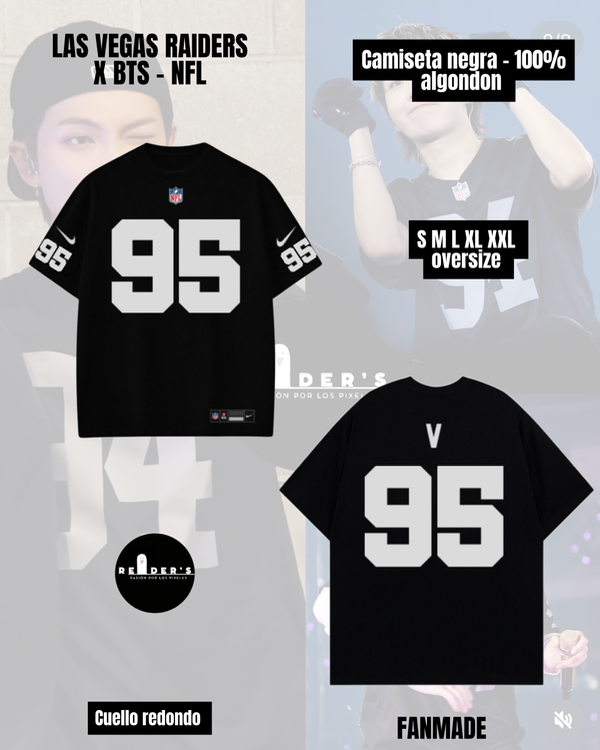 Producto - Remera Bts Las vegas Raiders