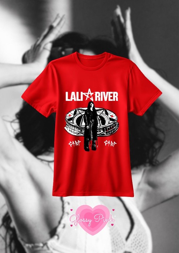 Producto - Remera roja Lali en River Plate - DTF
