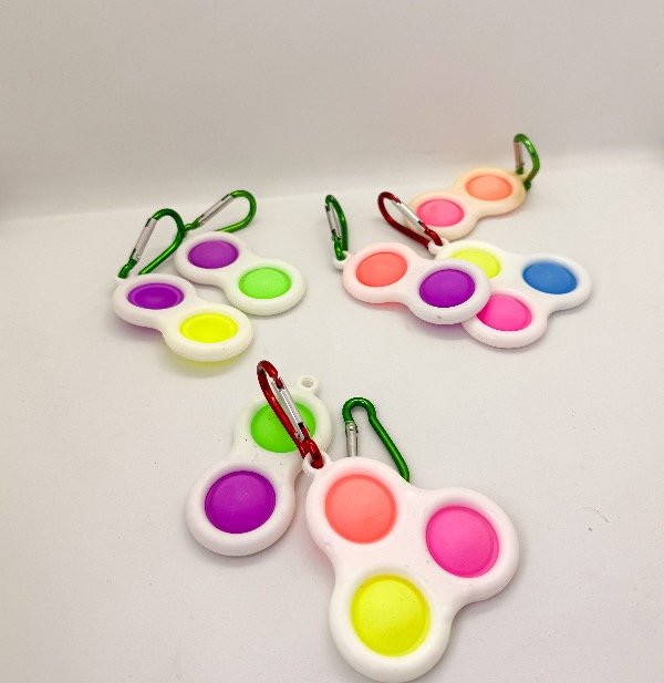Producto - Llavero Pop it spinner pack x12u LIQUIDACION