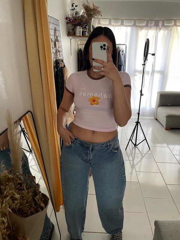 Producto - Baby tee Bahamas rosa