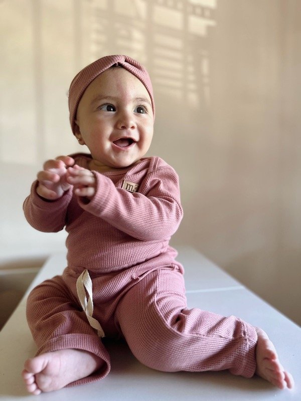 Producto - Conjunto waffle rosa