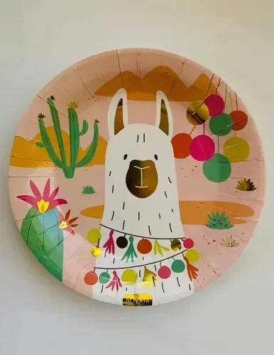 Producto - Plato llama x10