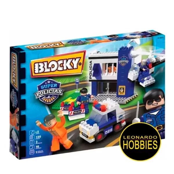 Producto - Set Súper Policías Comisaria 150 piezas Blocky 0671