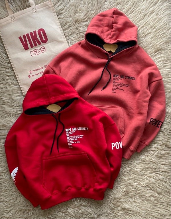 Producto - Buzo OVERSIZE Poweful (talle 6 y 10)