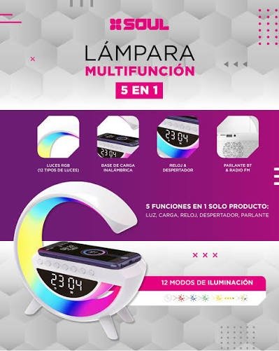 Producto - LAMPARA MULTIFUNCION 5 EN 1. 15W SOUL - 1