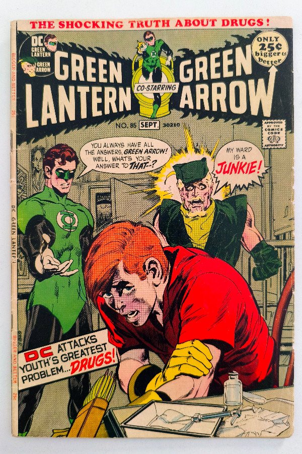 Producto - Green Lantern #85 (1971) - Icónico número multipremiado contra las drogas