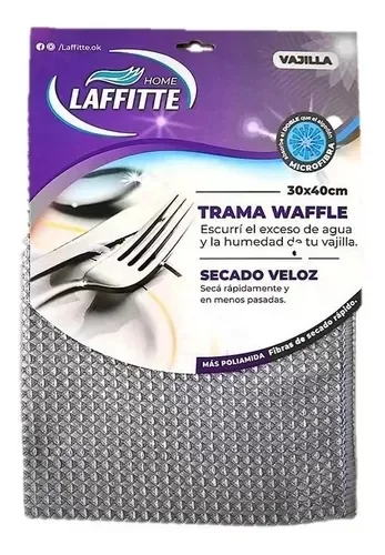 Producto - Paño de microfibra WAFFLE 30x40cm vajilla/multiproposito