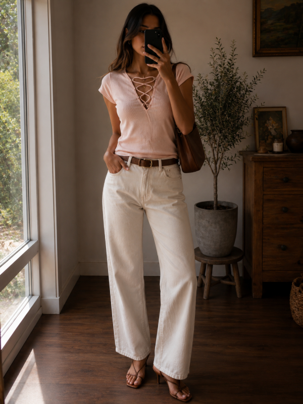 Producto - REMERA ROSA tiras