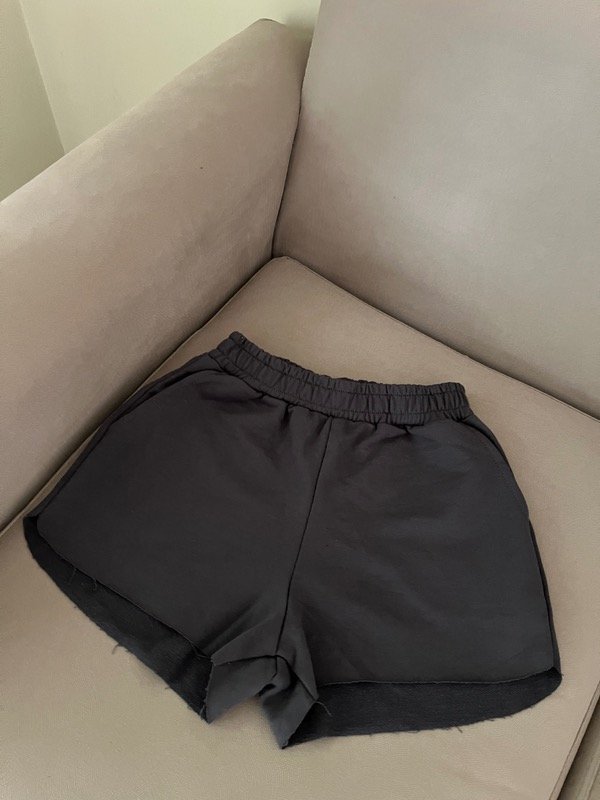 Producto - short rustico gris oscuro