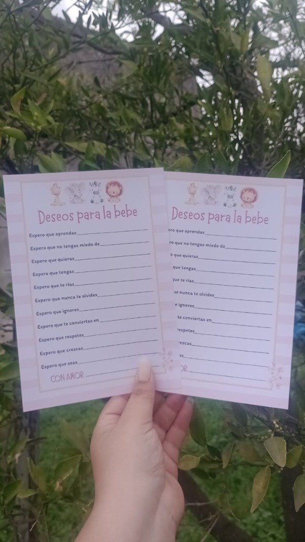 Producto - Carta de buenos deseos