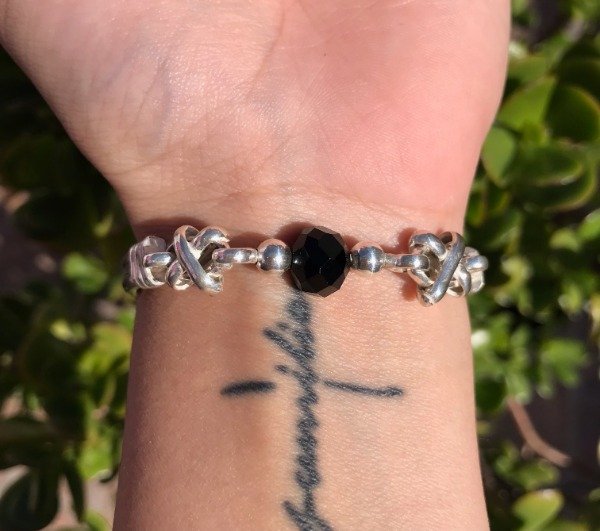 Producto - Pulsera Piedra Gancho Marinero 22cm