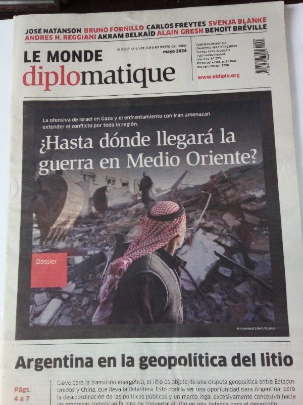 Producto - Le Monde Diplomatique #299 - Hasta dónde llegará Medio Oriente - Mayo 2024