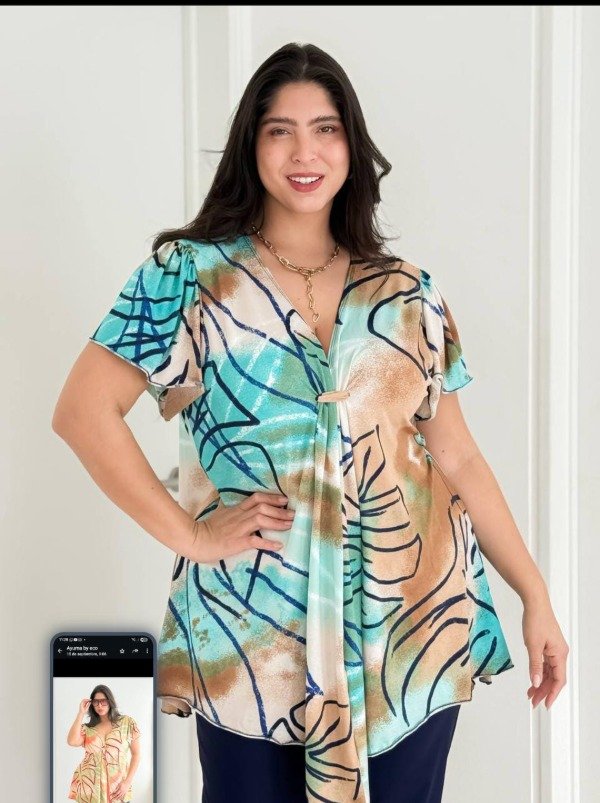 Remera Seda Fria c/Nudo Ayuma