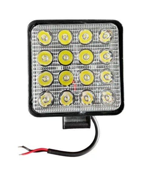 Producto - FARO LED CUADRADO 16 LEDS 48W 12/24V