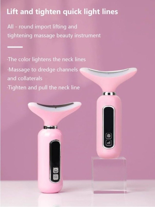 Producto - Masajeador Facial y de Cuello LED 3 Colores Recargable USB - 3