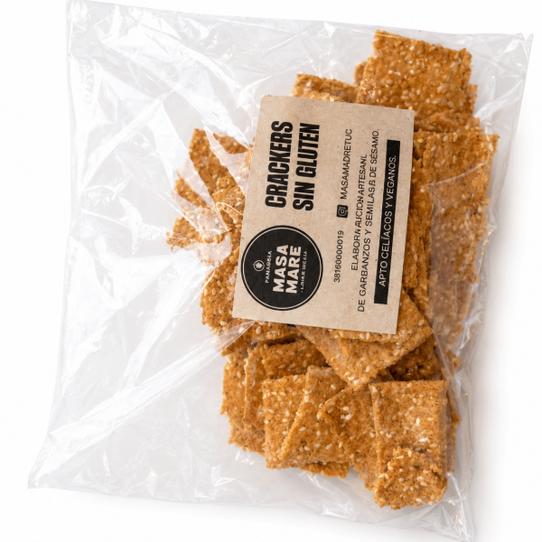 Producto - GALLETAS CRACKERS SIN TACC MASA MARE 200gr