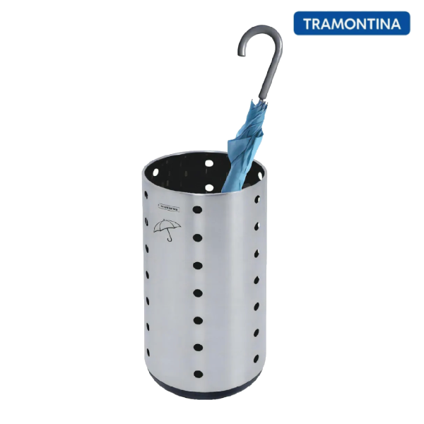 Producto - PORTA PARAGUAS TRAMONTINA ACERO INOXIDABLE 15 LTS (cod. 1330)