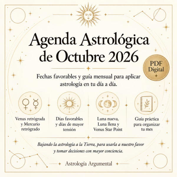 Producto - Agenda Astrológica Octubre 2026
