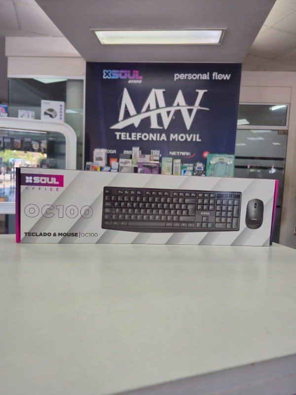 Producto - Kit Teclado + Mouse Inalámbrico Soul Office C100 PER-OC100INAL