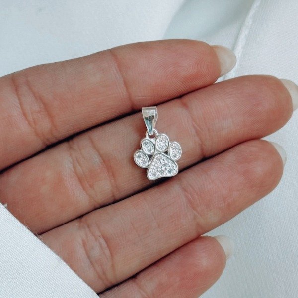 Producto - Dije Huella de Perro Plata 925