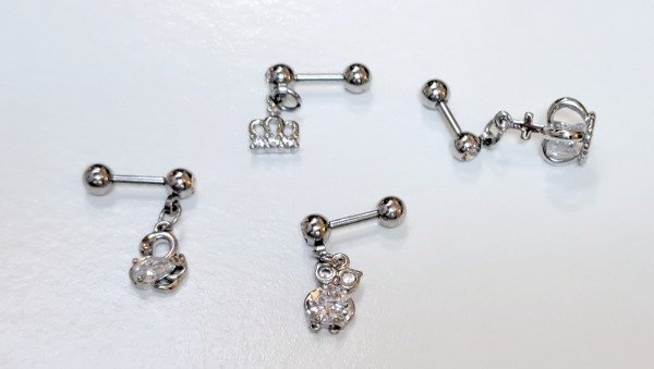 Producto - Helix colgante con strass