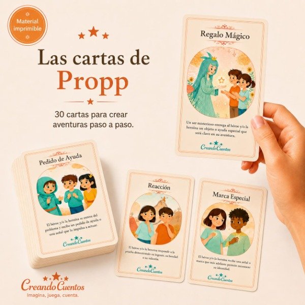 Producto - Pack imprimible Las Cartas de Propp - 0