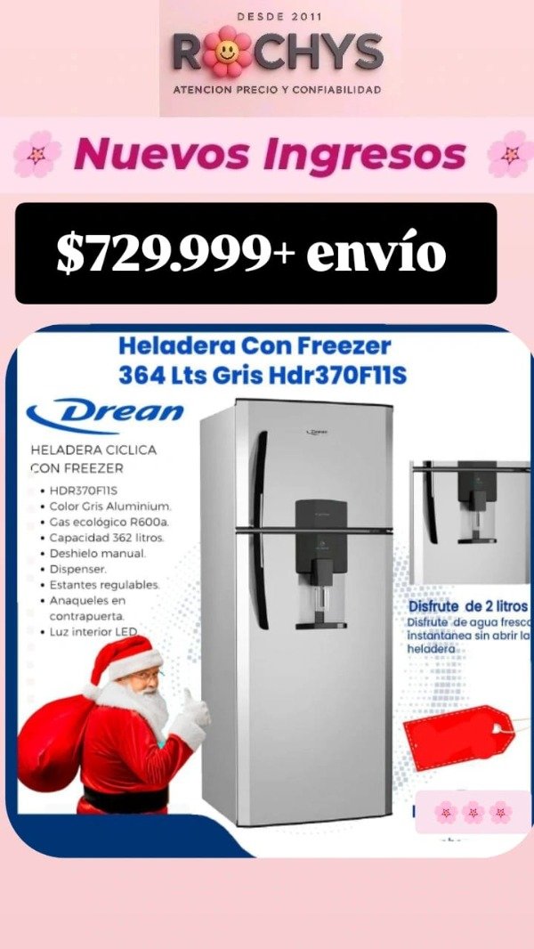 Producto - HELADERA DREAN