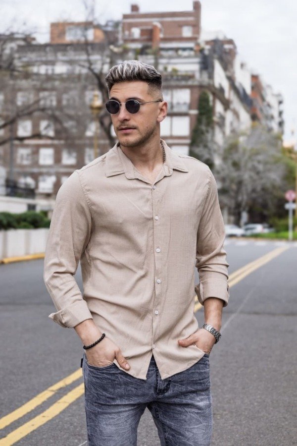 Producto - Camisa de Lino Beige