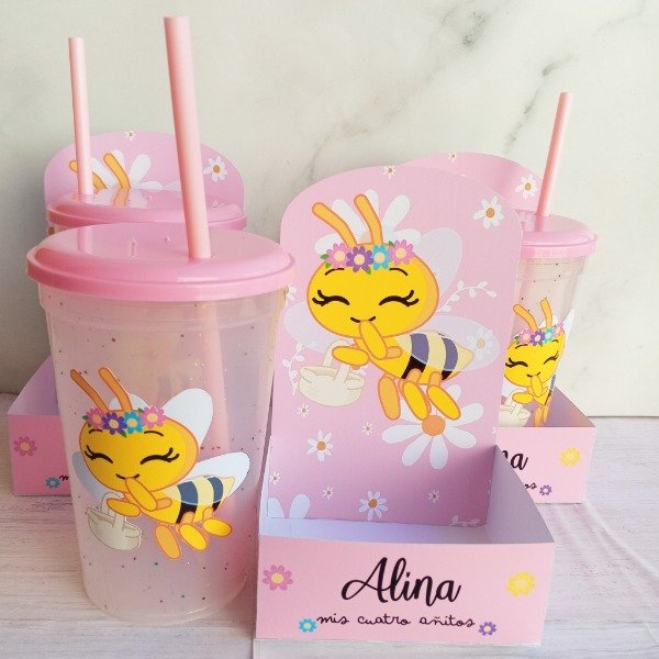 Producto - Vasos Glitter + Cajita - 0