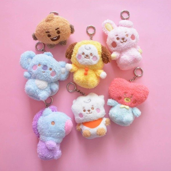 Producto - LLAVERO PELUCHE BT21 PELUDITO