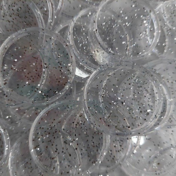 Producto - DISCOS - Glitter Plateado - Pleno