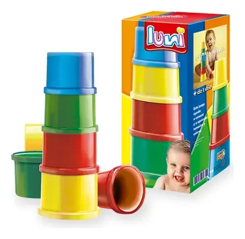 Producto - 8 moldes vasos  apilables luni primera infancia