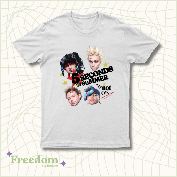 Remera 5SOS is not ok